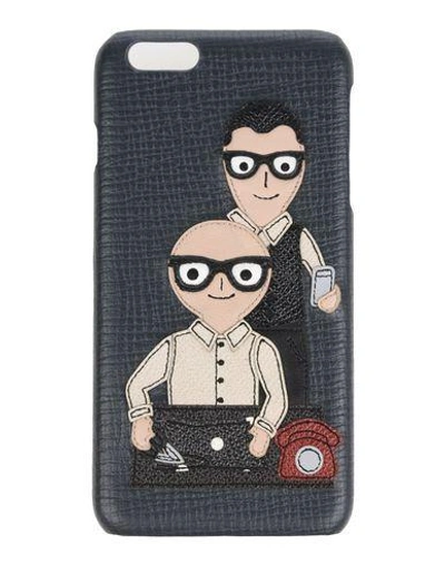 Shop Dolce & Gabbana Iphone 6/6s Cover In Steel Grey