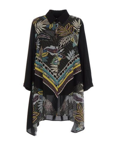 Shop I'm Isola Marras Floral Shirts & Blouses In Black