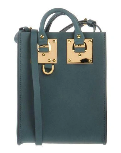 Shop Sophie Hulme Handbags In Green