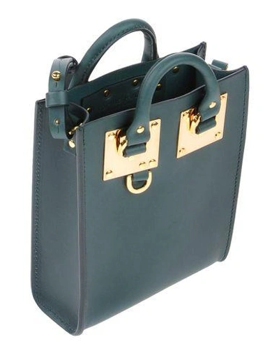 Shop Sophie Hulme Handbags In Green