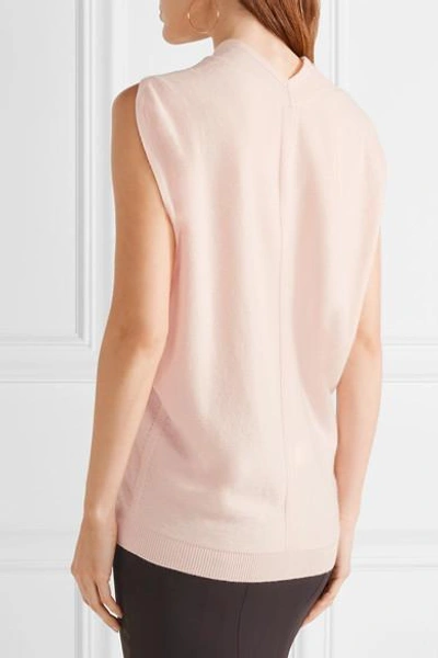 Shop Narciso Rodriguez Wool And Cashmere-blend Top