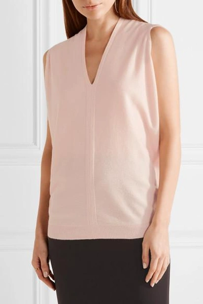 Shop Narciso Rodriguez Wool And Cashmere-blend Top