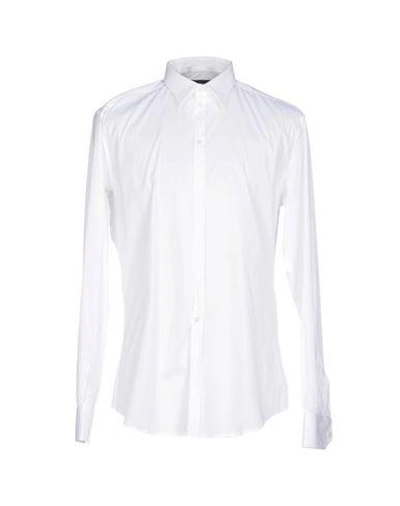 Dolce & Gabbana Solid Color Shirt In White