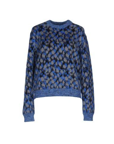 Shop Just Cavalli Sweaters In Blue