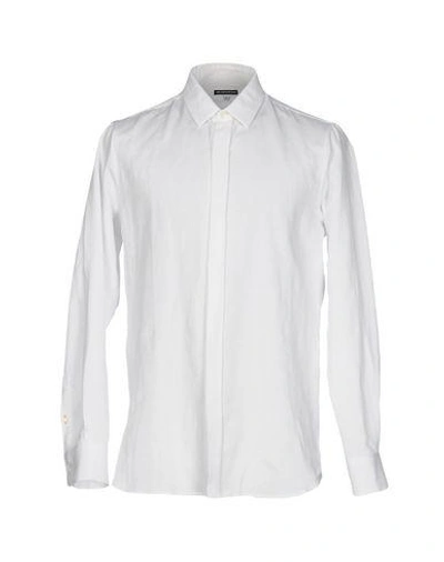 Shop Ann Demeulemeester Shirts In White