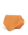 Ferragamo Micro Gancini Classic Tie In Orange