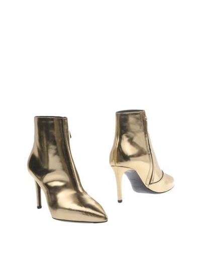 Balenciaga Ankle Boot In Gold