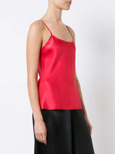 Shop Voz Liquid Vest Camisole In Red