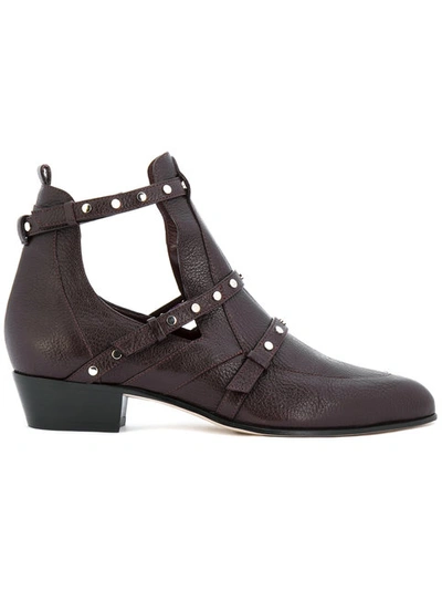 Jimmy Choo Harley 30 Cut Out Booties