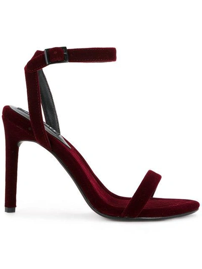 Shop Senso Tyra Textured Sandals In Red