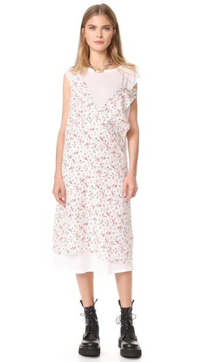 Shop R13 Overlay Slip In Mini Rose Print