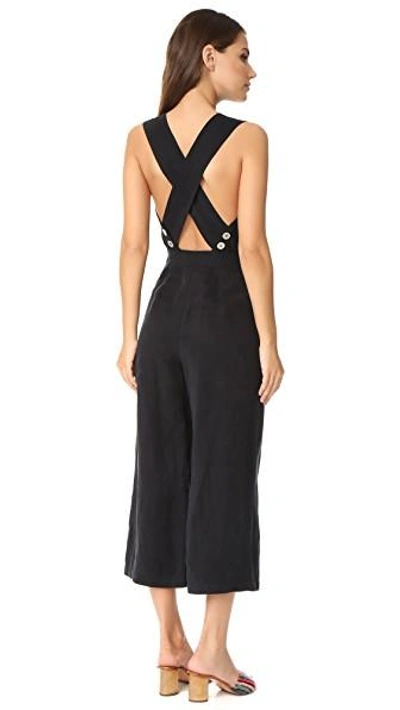 Shop M.i.h. Jeans T2 All In One Jumpsuit In Black