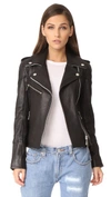 VICTORIA VICTORIA BECKHAM CONTRAST BIKER JACKET