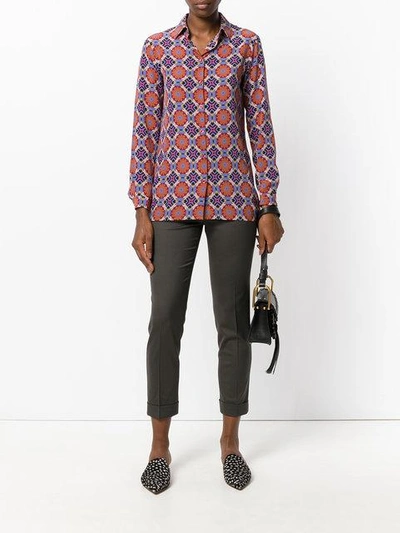 Shop Etro Cropped Tailored Trousers