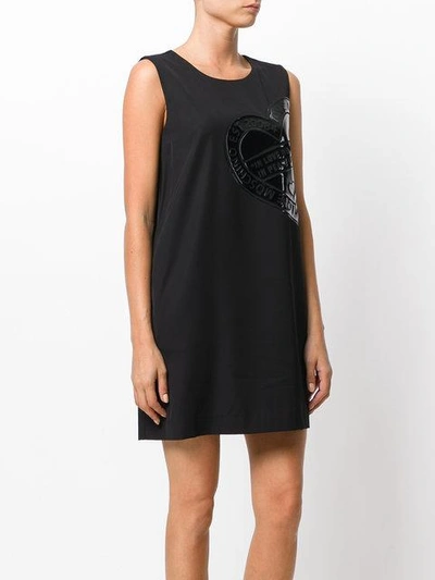 Shop Love Moschino Vinyl Effect Dress