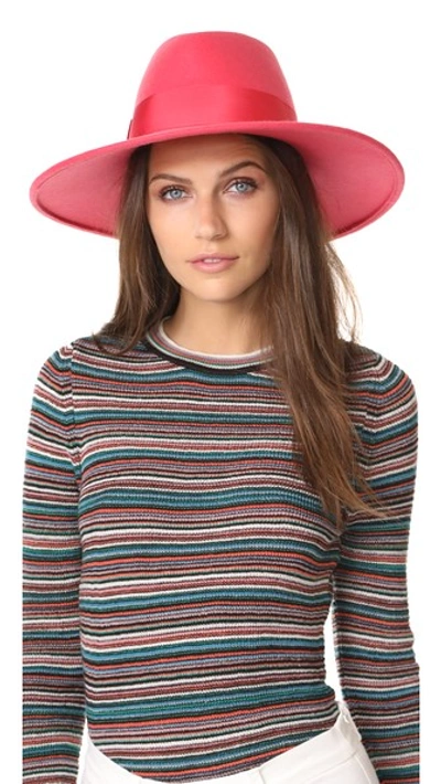 Eugenia Kim Harlowe Wool Felt Panama Hat, Pink In Shocking Pink
