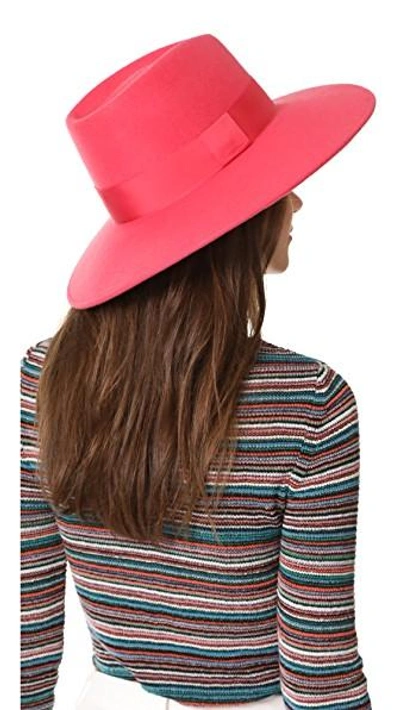 Shop Eugenia Kim Harlowe Hat In Shocking Pink