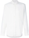 Helmut Lang Detached-placket Micromodal-cotton Shirt, White In Nocolor