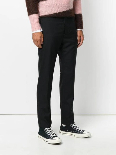 Shop Marni Tapered Trousers - Black
