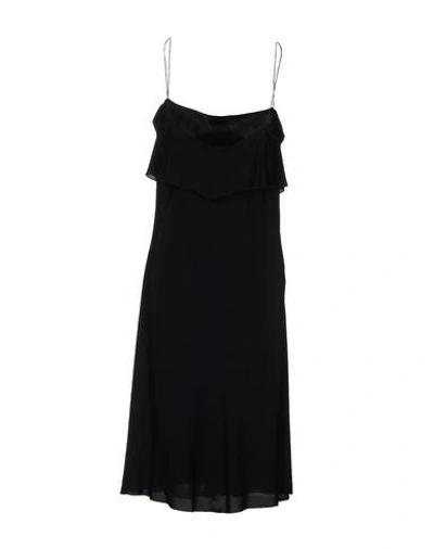 Shop Maison Margiela 3/4 Length Dress In Black