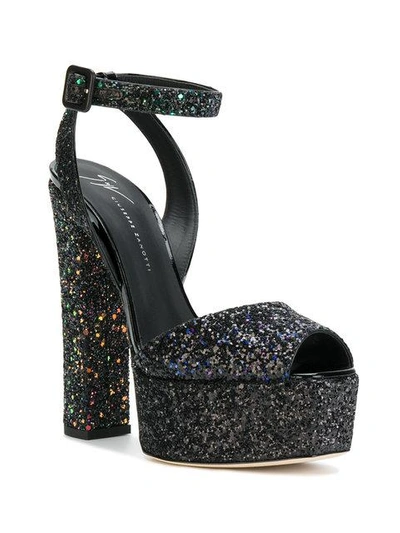 Shop Giuseppe Zanotti Betty Bold Glitter Sandals