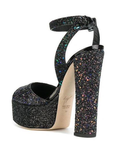 Shop Giuseppe Zanotti Betty Bold Glitter Sandals