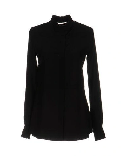 Shop Maison Margiela Silk Shirts & Blouses In Black