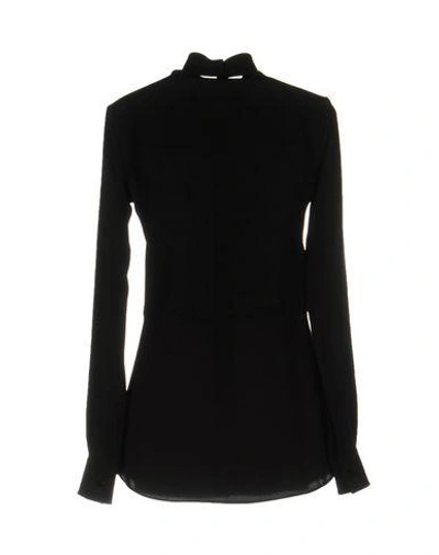 Shop Maison Margiela Silk Shirts & Blouses In Black