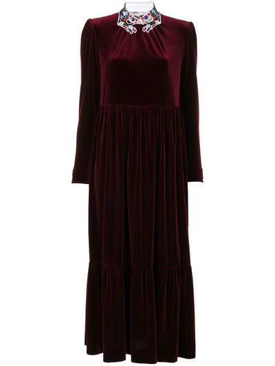 Vivetta Pleated Evening Dress