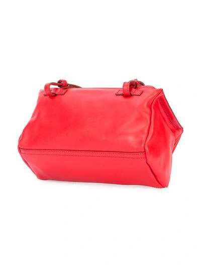 Shop Givenchy Leather Shoulder Bag In Red