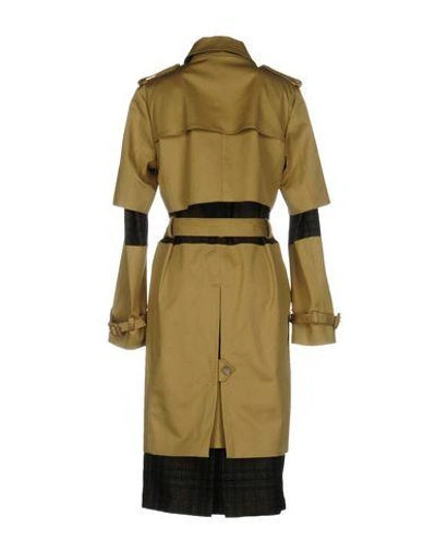 Shop Maison Margiela Overcoats In Sand