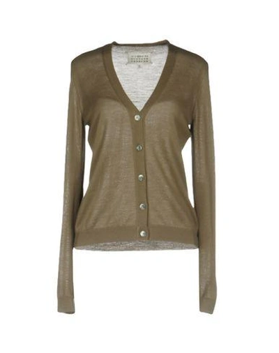 Shop Maison Margiela Cardigan In Khaki