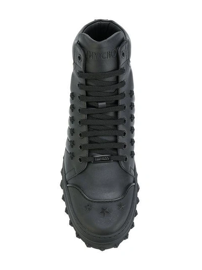 Shop Jimmy Choo Cassius Sneakers In Black