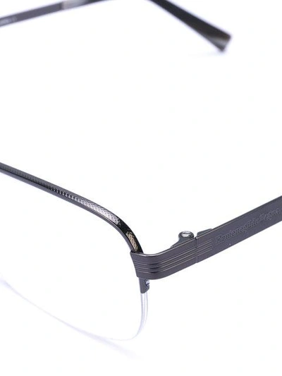 Shop Ermenegildo Zegna Square Optical Glasses