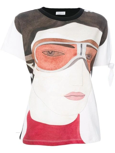 Shop Jw Anderson Kelly Beeman Knot T-shirt