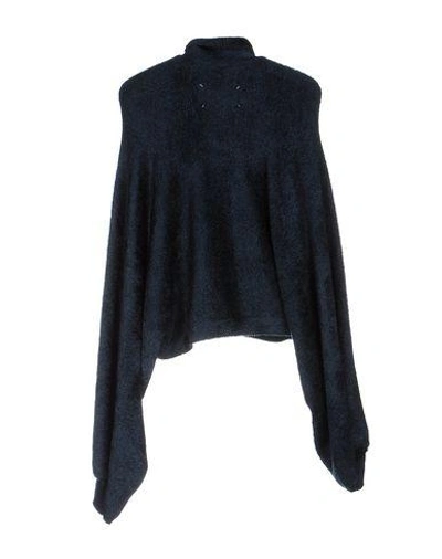 Shop Maison Margiela Capes & Ponchos In Deep Jade