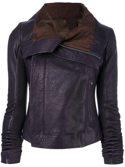 Shop Rick Owens Classic Biker Jacket