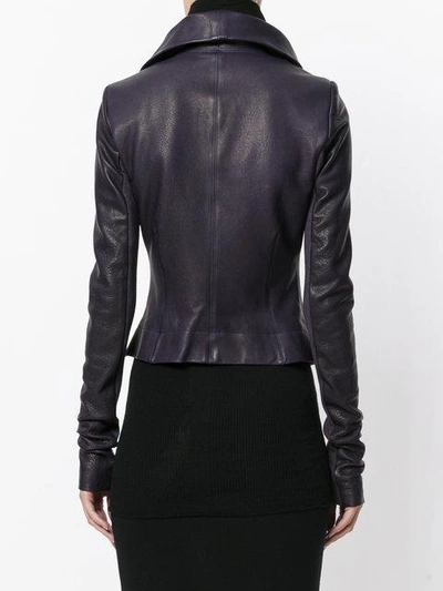 Shop Rick Owens Classic Biker Jacket