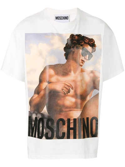 Shop Moschino God Print T-shirt