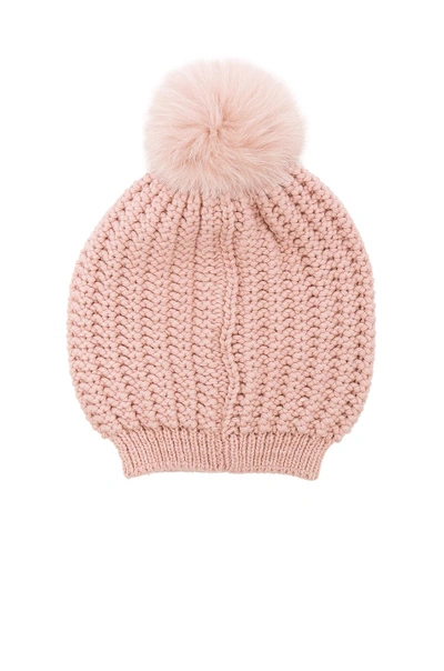 Shop Moncler Berretto Beanie In Pink