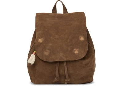 Toms Toffee Suede Embroidered Poet Backpack