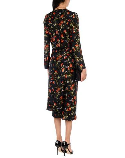 Shop Balenciaga Midi Dress In Black