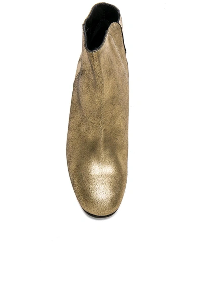Shop Rachel Comey Distressed Leather Lin Boots In Metallics