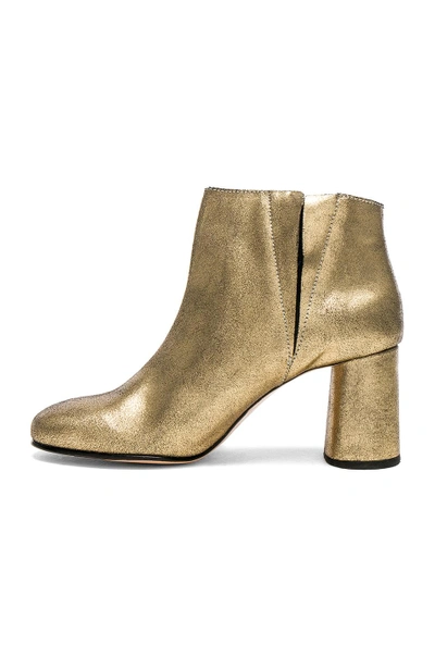 Shop Rachel Comey Distressed Leather Lin Boots In Metallics