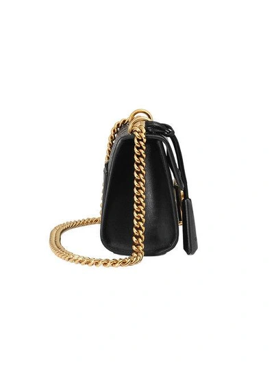 Shop Gucci Padlock  Signature Shoulder Bag In Black