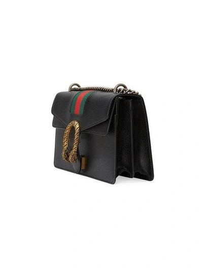Shop Gucci Dionysus Shoulder Bag In Black
