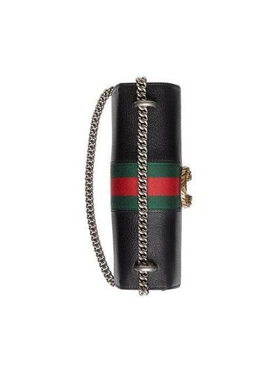 Shop Gucci Dionysus Shoulder Bag In Black