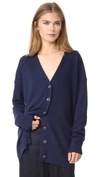 Equipment Gia Cashmere Button Cardigan In Peacoat