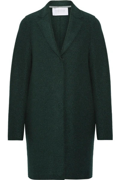 Harris Wharf London Green Wool Cocoon Coat