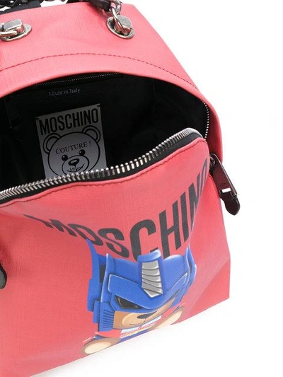 Shop Moschino Transformer Teddy Backpack